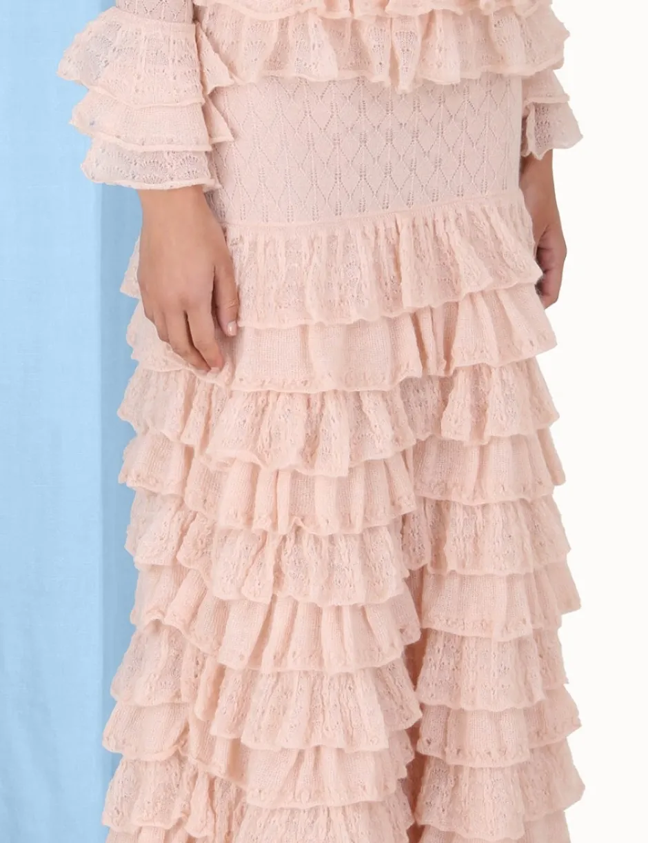 Outlet ZIMMERMANN Luminosity Lace Frill Skirt