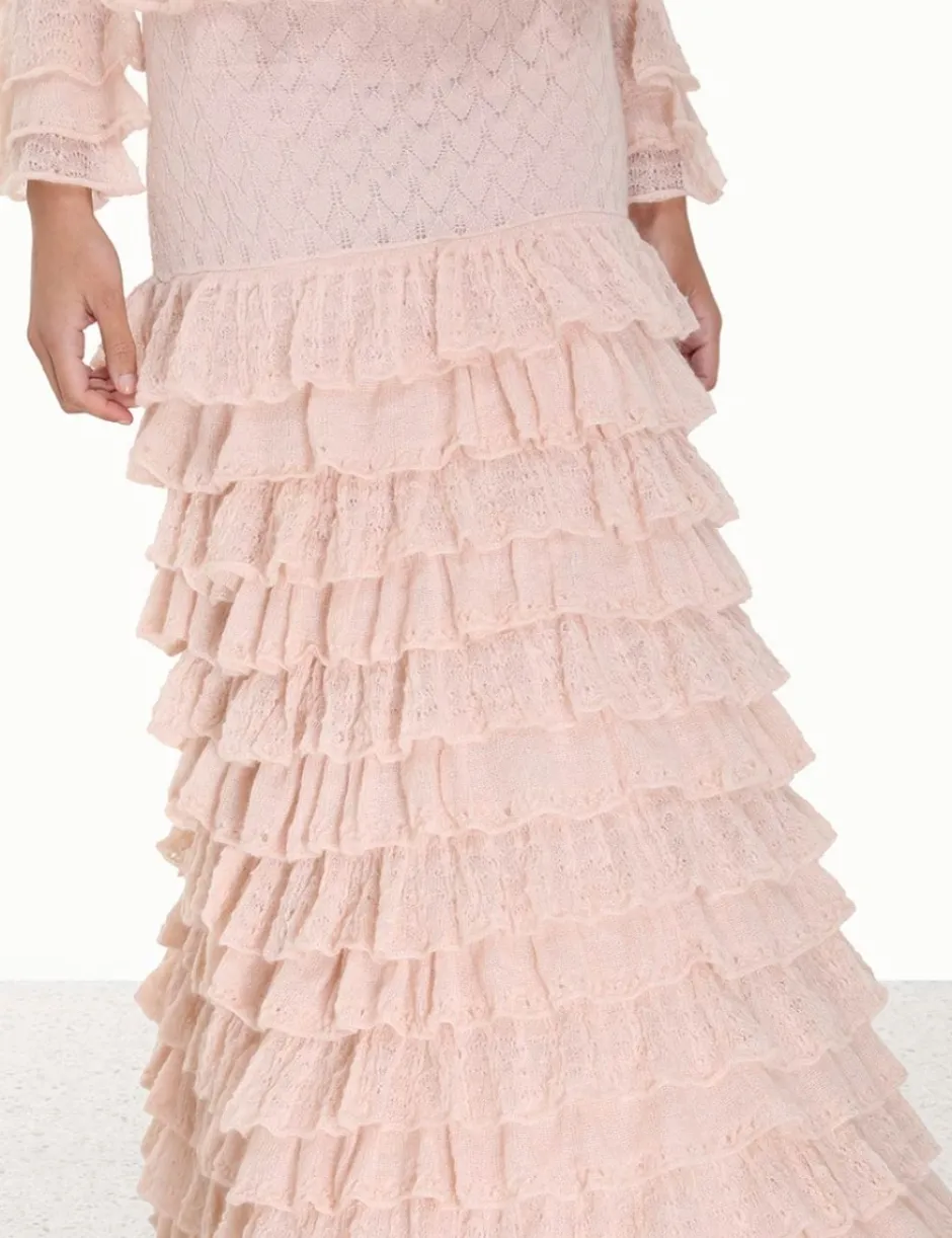 Outlet ZIMMERMANN Luminosity Lace Frill Skirt