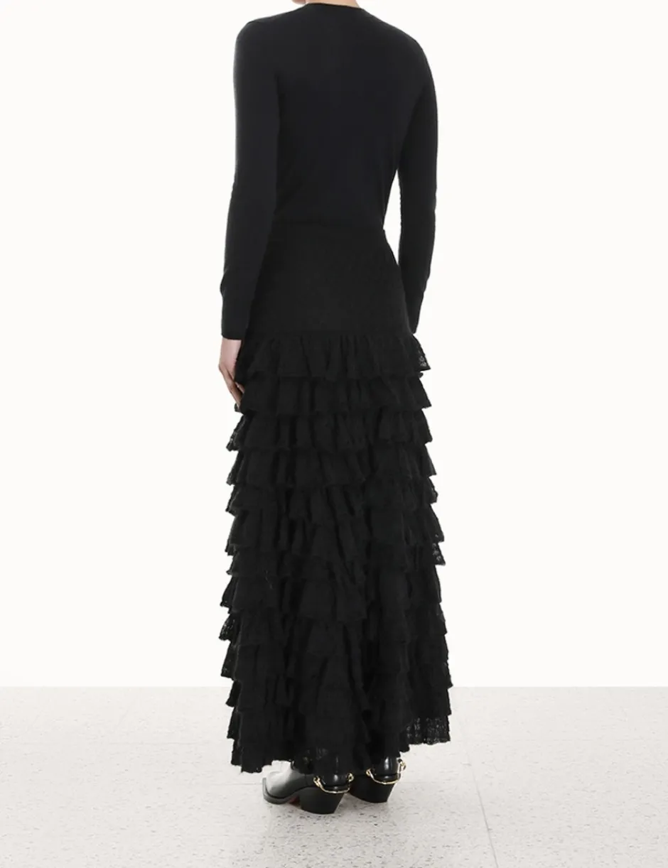 Hot ZIMMERMANN Luminosity Lace Frill Skirt