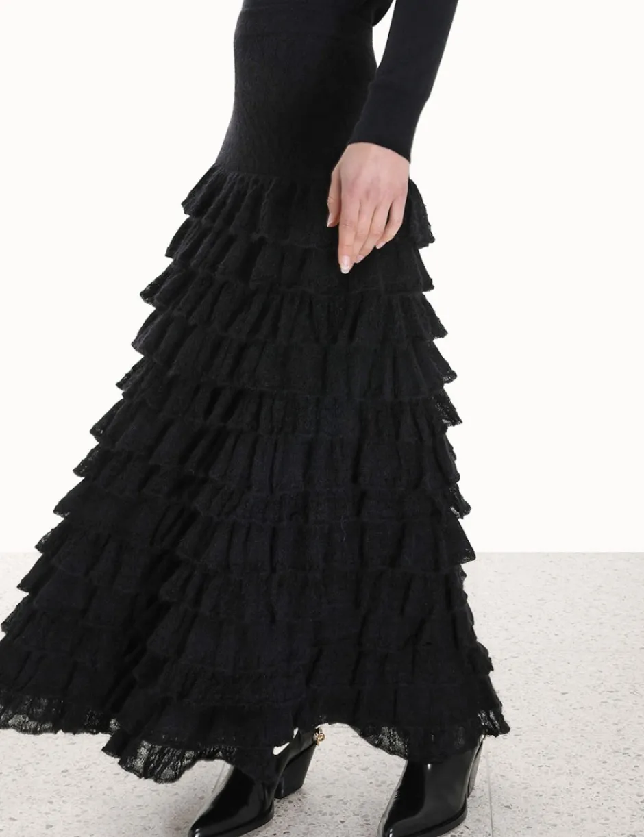 Hot ZIMMERMANN Luminosity Lace Frill Skirt