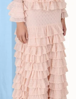 Clearance ZIMMERMANN Luminosity Lace Frill Skirt