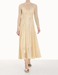 Hot ZIMMERMANN Luminosity Lace Panelled Midi