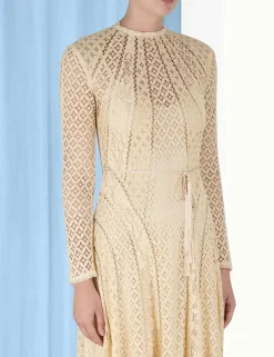 Hot ZIMMERMANN Luminosity Lace Panelled Midi