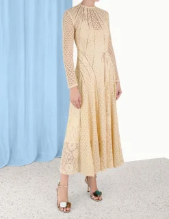 New ZIMMERMANN Luminosity Lace Panelled Midi