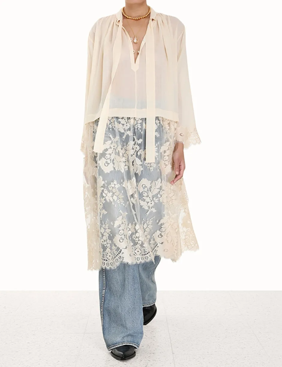 ZIMMERMANN Luminosity Lace Shirt