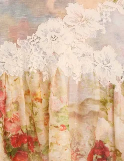 Clearance ZIMMERMANN Luminosity Lace Spliced Skirt