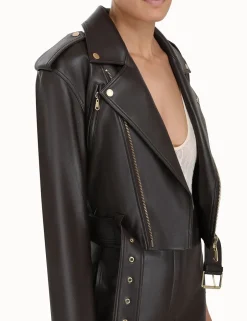 Clearance ZIMMERMANN Luminosity Leather Biker