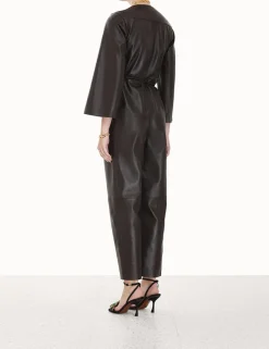 Hot ZIMMERMANN Luminosity Leather Jumpsuit