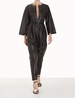 Hot ZIMMERMANN Luminosity Leather Jumpsuit
