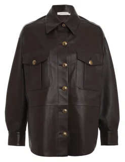 New ZIMMERMANN Luminosity Leather Shirt