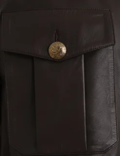Sale ZIMMERMANN Luminosity Leather Shirt