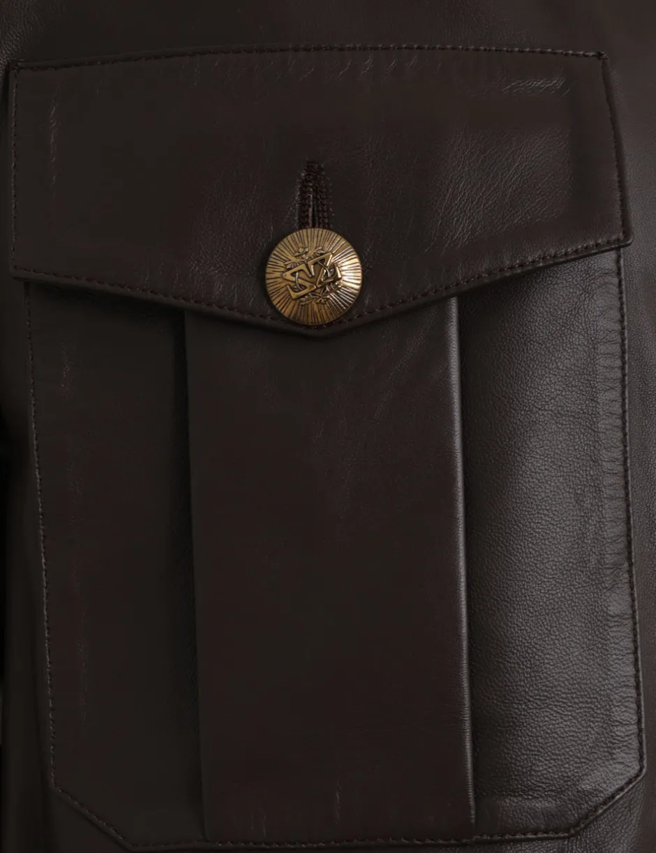 Sale ZIMMERMANN Luminosity Leather Shirt
