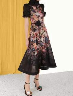 Outlet ZIMMERMANN Luminosity Liftoff Flower Midi