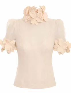 Online ZIMMERMANN Luminosity Liftoff Flower Top