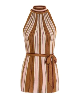 Hot ZIMMERMANN Luminosity Lurex Halter Top