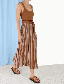 Clearance ZIMMERMANN Luminosity Lurex Scoop Dress