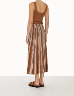 Clearance ZIMMERMANN Luminosity Lurex Scoop Dress