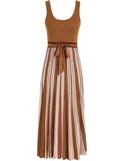 Clearance ZIMMERMANN Luminosity Lurex Scoop Dress