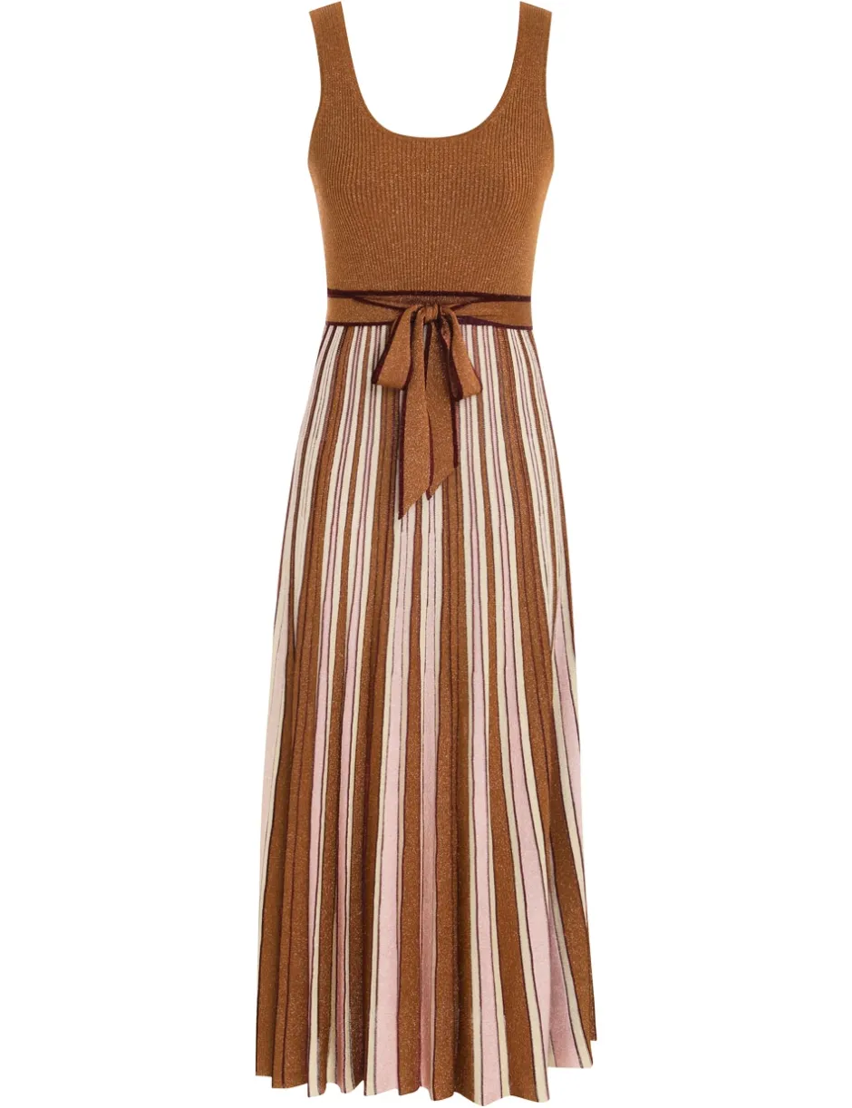 Clearance ZIMMERMANN Luminosity Lurex Scoop Dress