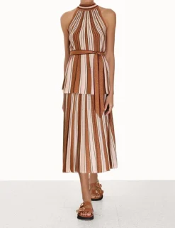 Hot ZIMMERMANN Luminosity Lurex Stripe Skirt