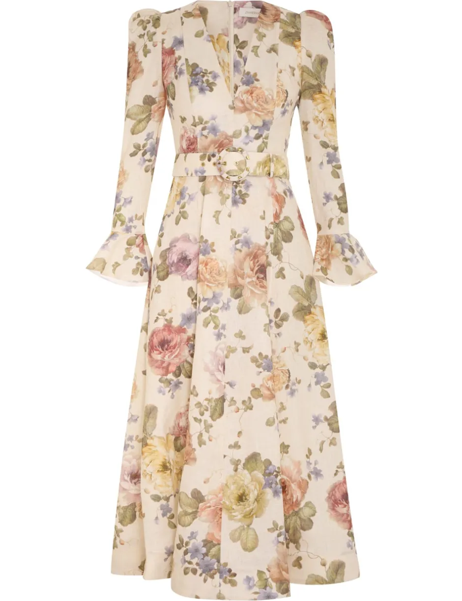 Outlet ZIMMERMANN Luminosity Midi Dress
