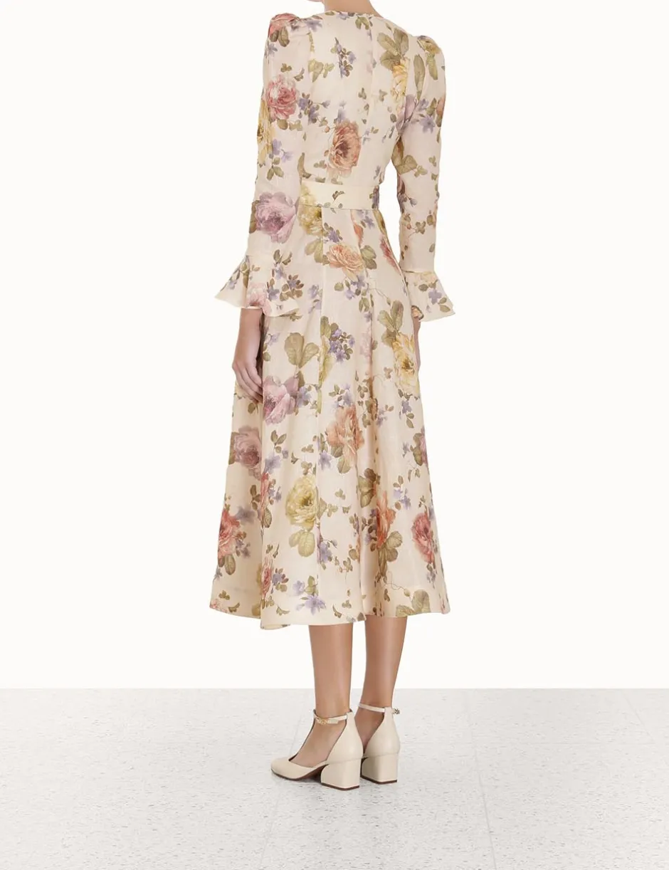 Outlet ZIMMERMANN Luminosity Midi Dress