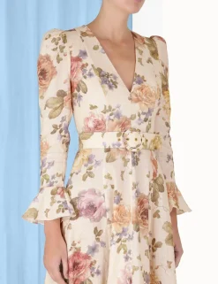 Outlet ZIMMERMANN Luminosity Midi Dress