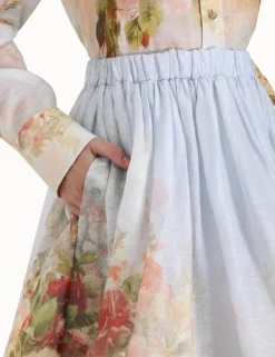 Hot ZIMMERMANN Luminosity Midi Skirt