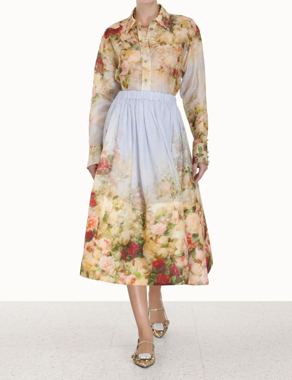 New ZIMMERMANN Luminosity Midi Skirt