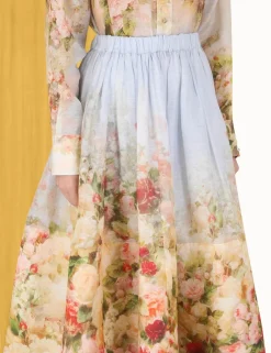 New ZIMMERMANN Luminosity Midi Skirt