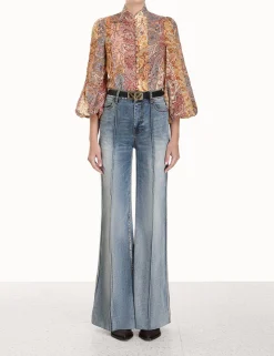 Hot ZIMMERMANN Luminosity Paisley Blouse