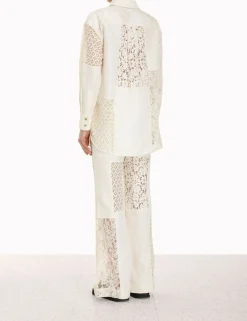 Sale ZIMMERMANN Luminosity Patch Lace Pant