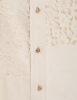 Best ZIMMERMANN Luminosity Patch Lace Shirt