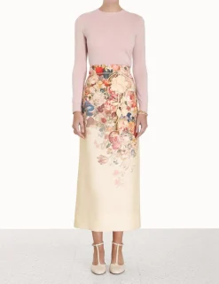 Discount ZIMMERMANN Luminosity Pencil Midi Skirt