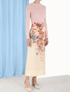 Discount ZIMMERMANN Luminosity Pencil Midi Skirt