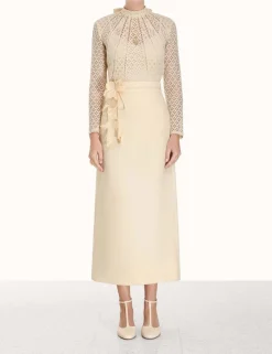 Sale ZIMMERMANN Luminosity Pencil Midi Skirt
