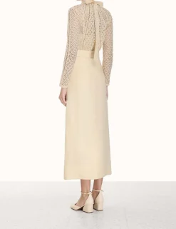 Clearance ZIMMERMANN Luminosity Pencil Midi Skirt