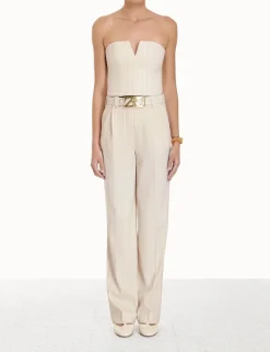 Sale ZIMMERMANN Luminosity Pleat Front Pant