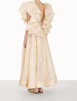 ZIMMERMANN Luminosity Ruffle Gown
