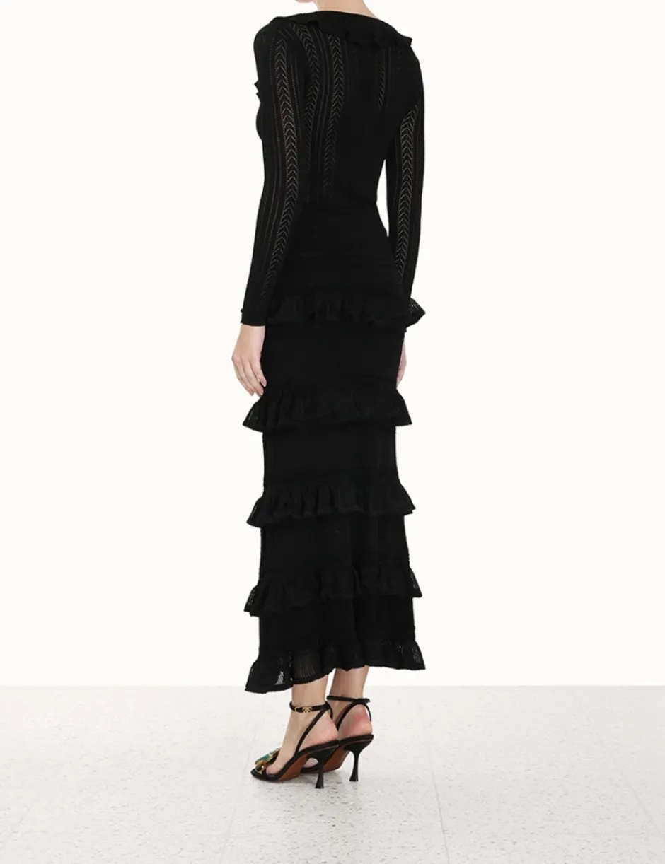 Hot ZIMMERMANN Luminosity Ruffle Midi Skirt