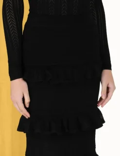 Discount ZIMMERMANN Luminosity Ruffle Midi Skirt