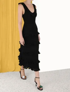 Sale ZIMMERMANN Luminosity Ruffle Tank Dress