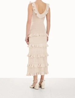 Hot ZIMMERMANN Luminosity Ruffle Tank Dress