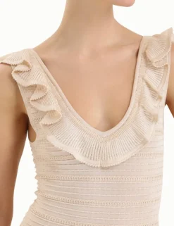 Hot ZIMMERMANN Luminosity Ruffle Tank Dress