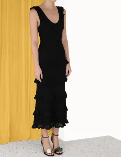 Discount ZIMMERMANN Luminosity Ruffle Tank Dress