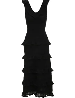 Sale ZIMMERMANN Luminosity Ruffle Tank Dress
