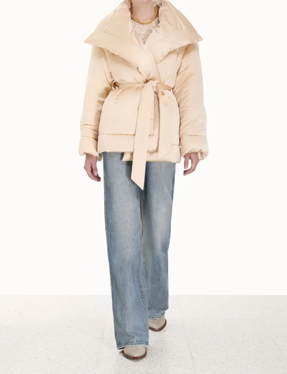 Clearance ZIMMERMANN Luminosity Satin Wadded Jacket