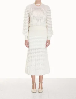 ZIMMERMANN Luminosity Scallop Skirt