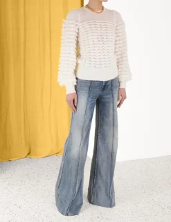 Best ZIMMERMANN Luminosity Scallop Sweater