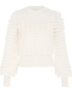 Discount ZIMMERMANN Luminosity Scallop Sweater